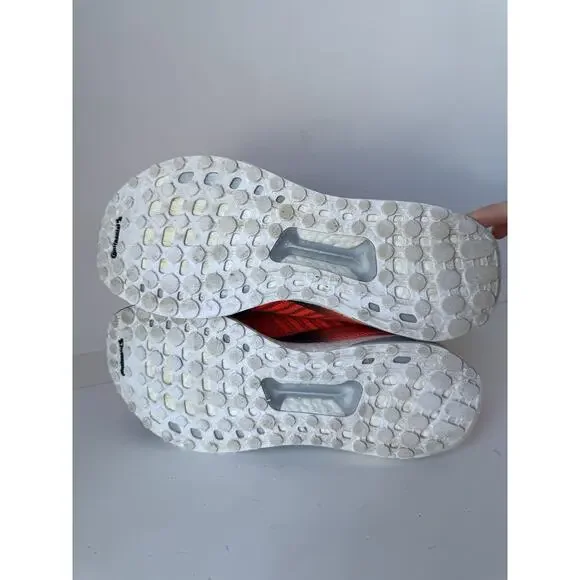 ADIDAS Solar Glide 19 Boost Orange Running Shoes Men's Size 9 - Picture 8 of 8